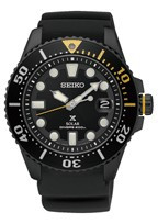 Correa de reloj Seiko SNE441P1 / V157-0BT0 / R035011N0 Caucho Negro 20mm