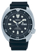 Correa de reloj Seiko 4R36-04Y0 / SRP777J1 / R02F011J0 Caucho Negro 22mm