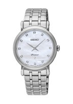 Seiko correa de reloj SXB433P1 / 7N89 0AY0 Metal Plateado 16mm