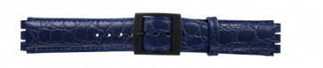Correa de reloj Swatch SC10.05 Cuero Azul 17mm