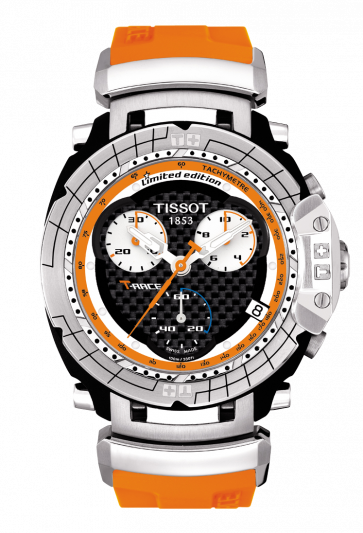 Correa de reloj Tissot T027.417.17.201.00 / T603026858 Caucho Naranja 21mm