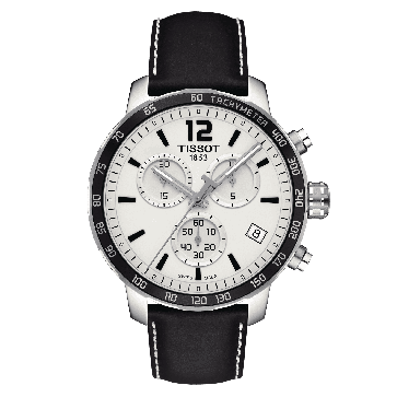 Correa de reloj Tissot T095.417.16.037.00 / T600035409 Cuero Negro 19mm