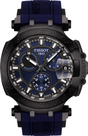Correa de reloj Tissot T1154173704100 / T603041961 Caucho Azul 21mm