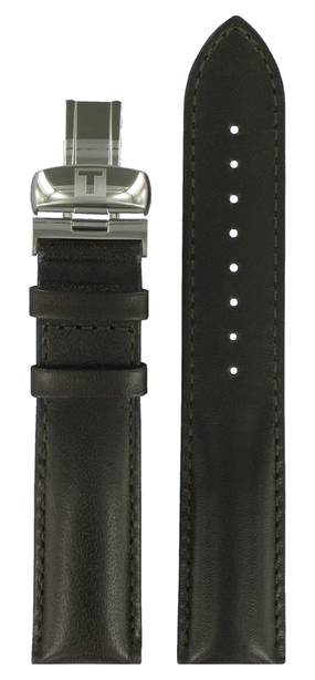 Correa de reloj Tissot T33131832A / Z254 / 354 Cuero Marrón 19mm