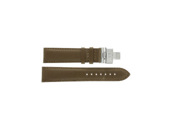 Correa de reloj Tissot QUADRATO GENT / T600021061 / T0055101626700A Cuero Marrón 20mm