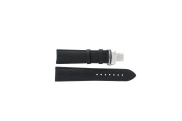 Correa de reloj Tissot T099.407.16.058.00 / T600035976 Cuero Negro 21mm