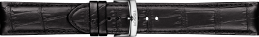 Correa de reloj Tissot T600041838 Cuero Negro 21mm