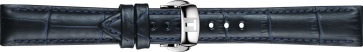 Correa de reloj Tissot T099.207.16.047.00 / T600041858 Cuero Azul 16mm