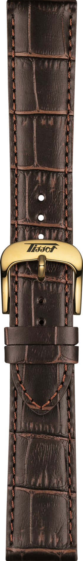 Correa de reloj Tissot T1184103627700 / T600042561 Cuero Marrón 20mm