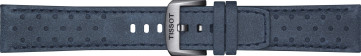 Correa de reloj Tissot T600047388 Cuero Azul 22mm
