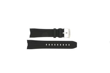 Correa de reloj Tissot T0554271705700A / T603034055 Caucho Negro 23mm