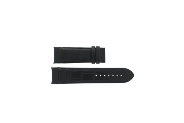Correa de reloj Tissot T035.614.16.051.02 / T600028609 Piel de cocodrilo Negro 24mm