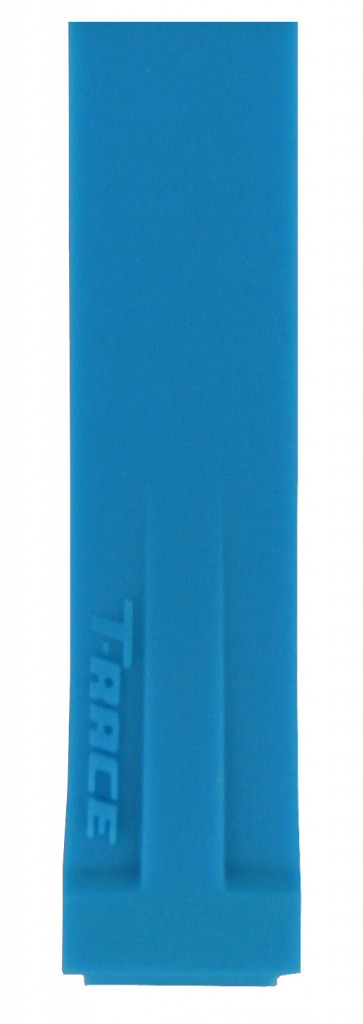 Correa de reloj Tissot T0482171701702 / T610031803 Caucho Azul 17mm