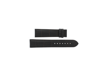 Tissot correa de reloj T063.610.36.038.00 Cuero Marrón oscuro 20mm + costura marrón