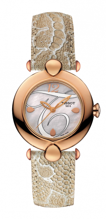 Correa de reloj Tissot T9182107611701A Cuero Marrón