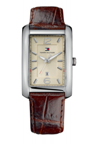 Tommy Hilfiger correa de reloj  TH-162-1-14-148 / TH679301363 Cuero Marrón 22mm + costura marrón