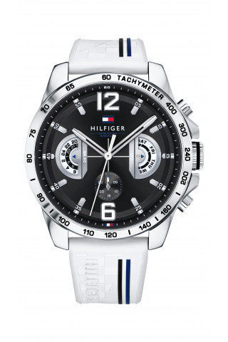 Correa de reloj Tommy Hilfiger TH-320-1-14-2380-WIT Plástico Blanco 22mm