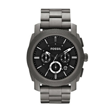 Correa de reloj Fossil TI1002 Acero Gris antracita 24mm