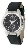 Correa de reloj Breil TW0601 Cuero Negro 17mm