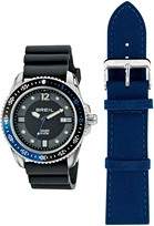 Correa de reloj Breil TW1423 Caucho Azul 24mm