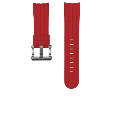 TW Steel correa de reloj TWB162 Silicona Rojo 22mm