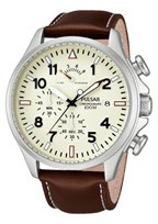 Correa de reloj Pulsar VD50 X019 PS6063X1 PP146X Cuero Marron 20mm