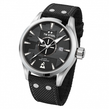 Correa de reloj TW Steel VS99 Nylon/perlón Negro