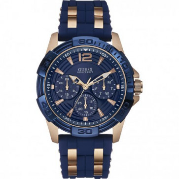 Correa de reloj Guess W0366G4 Silicona Azul 24mm