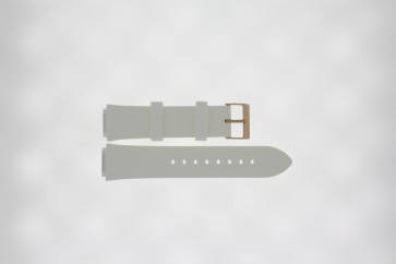 Correa de reloj Guess W0564L1 / Jet Setter Caucho Blanco 18mm