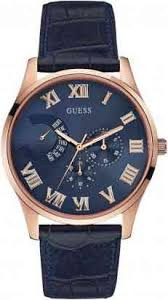 Correa de reloj Guess W0608G2 Cuero Azul 22mm
