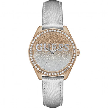 Correa de reloj Guess W0823L7 Cuero Gris 16mm