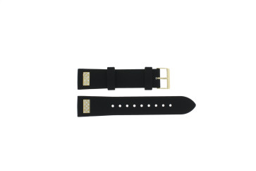 Correa de reloj Guess W1160L1 / Lady Frontier Caucho Negro 20mm