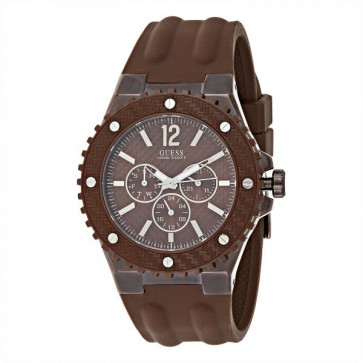 Correa de reloj Guess W11619G3 Caucho Marrón 14mm
