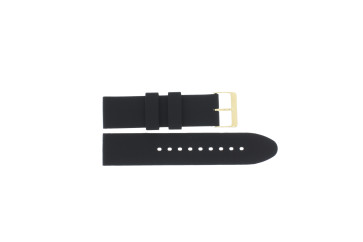 Correa de reloj Guess W1264G1 / Supernova Caucho Negro 22mm