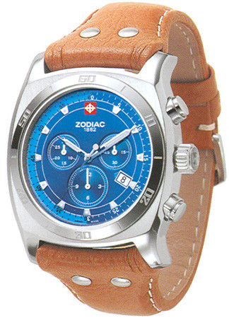 Correa de reloj Zodiac ZO7012 Cuero Cognac