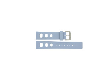 Correa de reloj Zodiac ZO2230 / ZO2237 Caucho Azul claro 20mm
