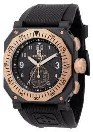 Correa de reloj Zodiac ZO8502 Caucho Negro