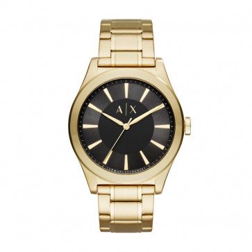Armani Exchange correa de reloj AX2328 Acero inoxidable Chapado en oro 22mm