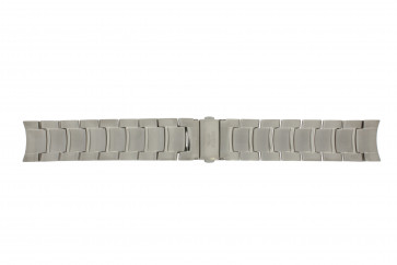 Boccia correa de reloj 3776-04 Titanio Plateado 21mm