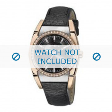 Correa de reloj Breil TW0966 Cuero Negro 18mm