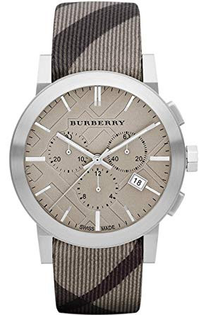 Correa de reloj Burberry BU9358 / 7177852 Cuero Multicolor 22mm