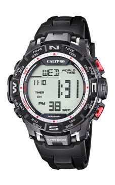 Correa de reloj Calypso K5816/4 Plástico Negro