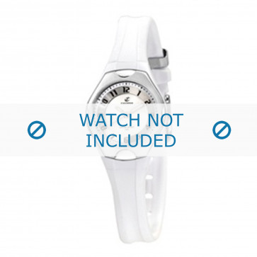 Correa de reloj Calypso K5163-7 Plástico Blanco 10mm