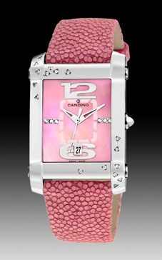 Correa de reloj Candino C4299/2 Cuero Rosado