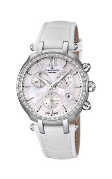 Correa de reloj Candino C4522 Cuero Blanco