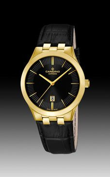 Correa de reloj Candino C4546-3 Cuero Negro 18mm