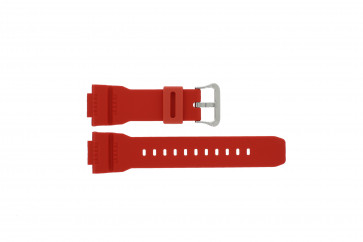 Casio correa de reloj G-7900A-4 / 10332099 Caucho / plástico Rojo 16mm