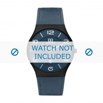 Correa de reloj Danish Design IQ22Q1106 Cuero Azul 24mm