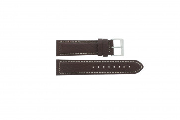 Davis correa de reloj BB1021 / BB1023 Piel Marrón oscuro 22mm 