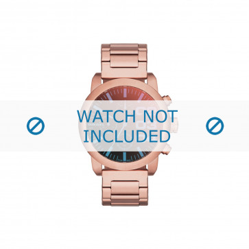Diesel correa de reloj DZ5454 Metal Rosa 20mm